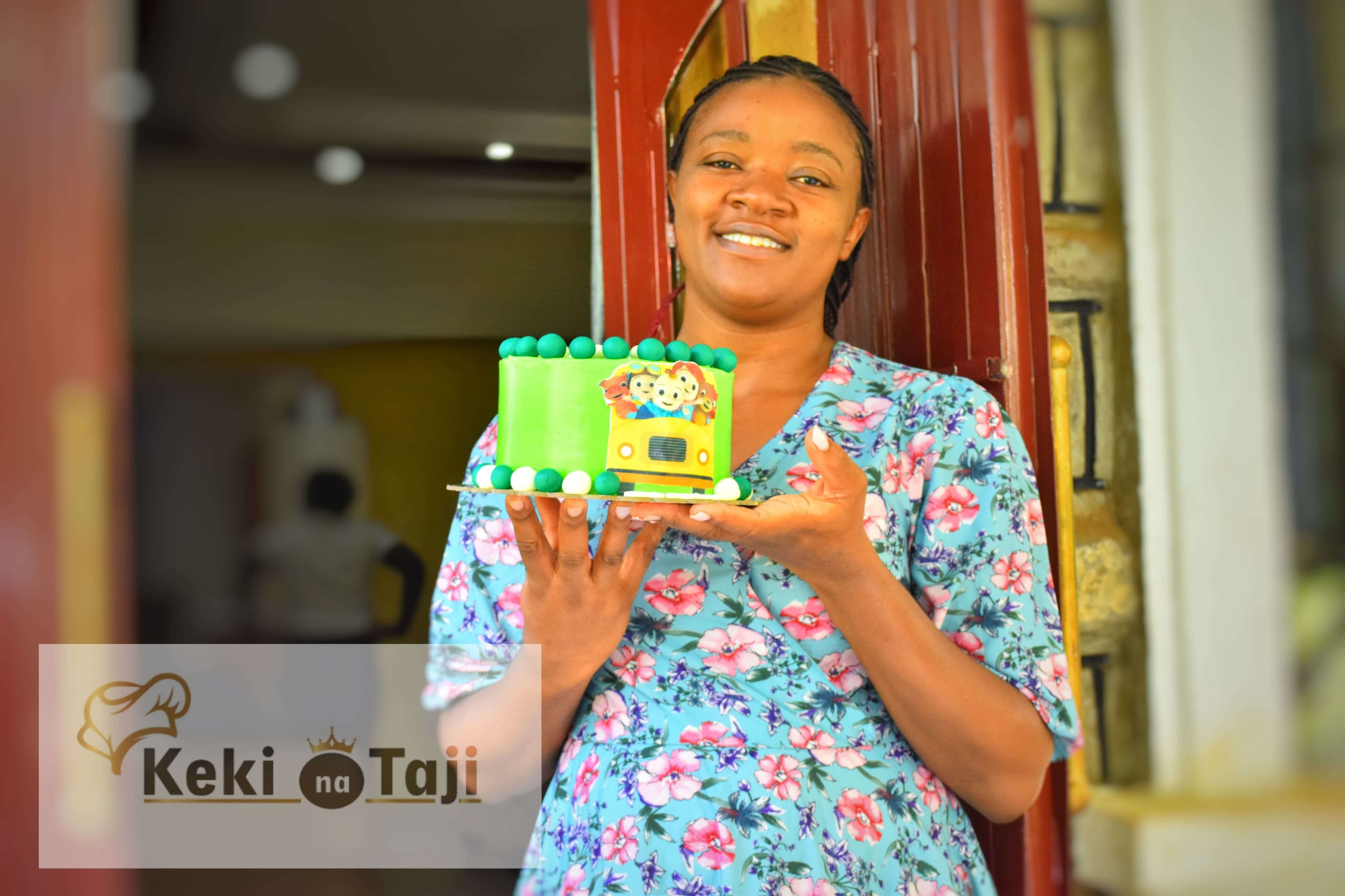 Vanilla/orange/Lemon Cake slice