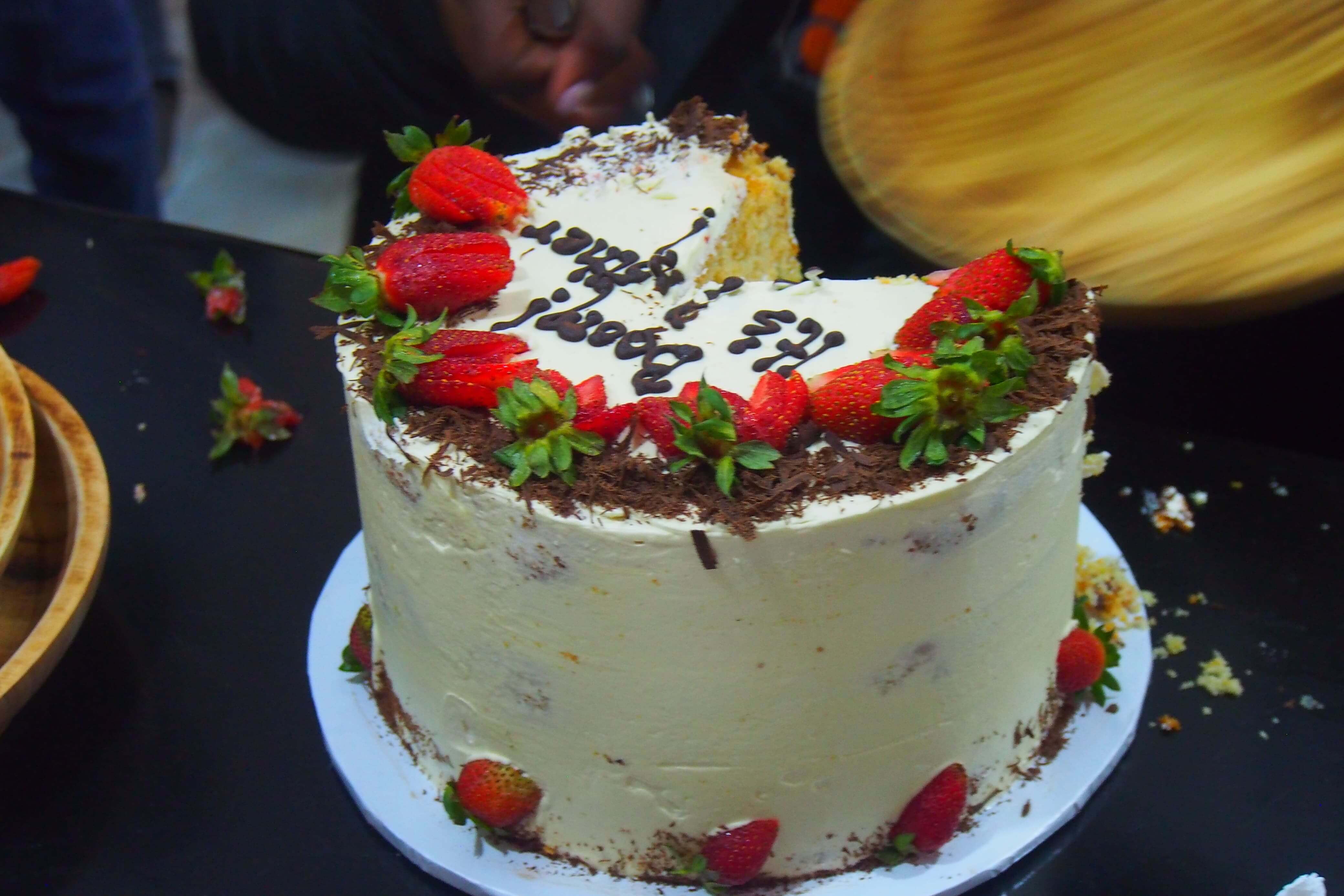 Chocolate/Red Velvet Cake slice